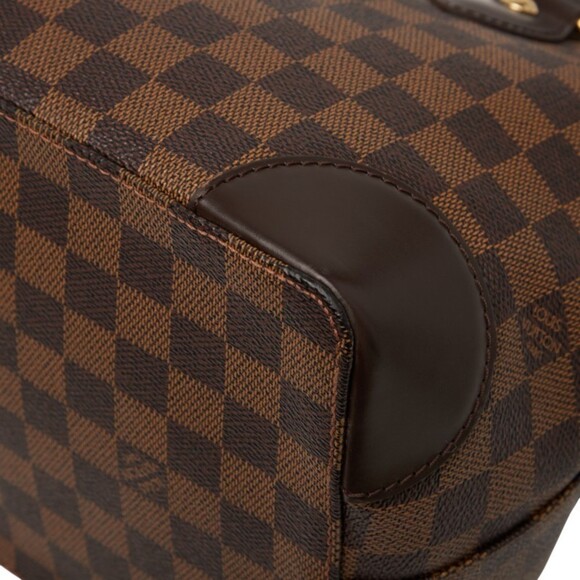 LOUIS VUITTON Brown Damier Leather Tote Bag - Picture 6 of 12